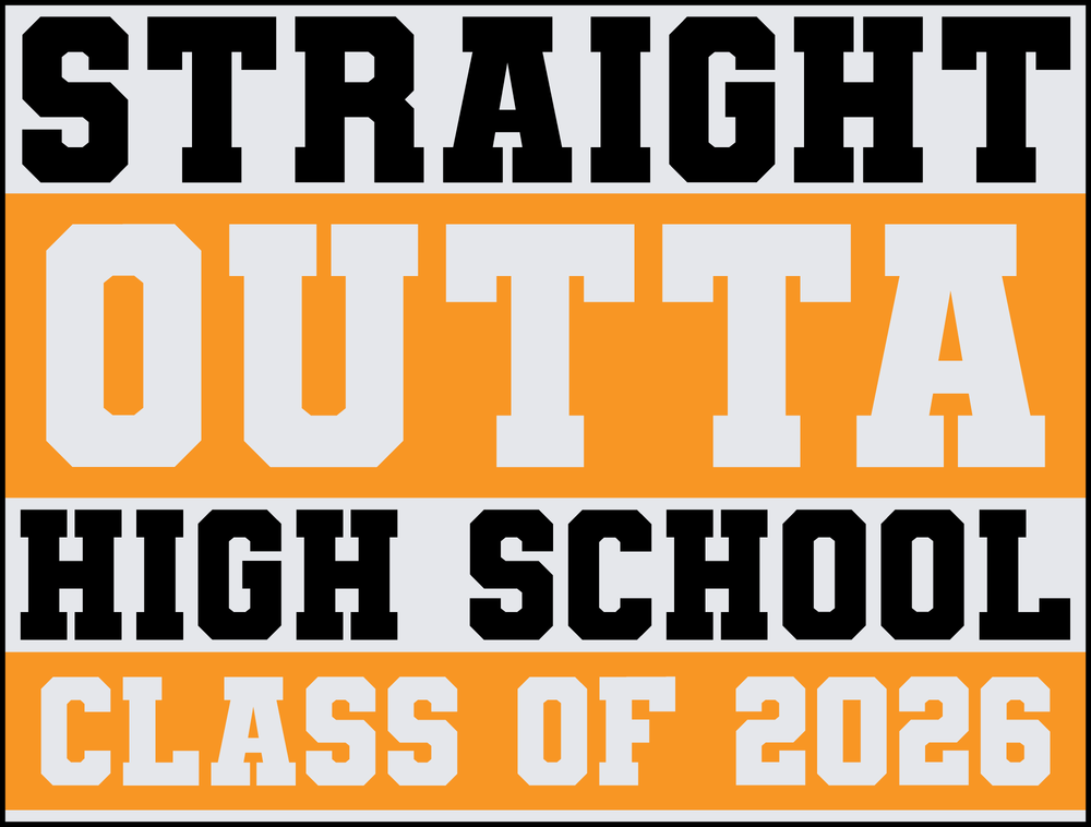 Straight Outta High School Class Of 2026 - STK07748 (DTF Transfers)