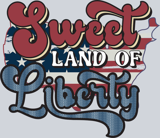 Sweet Land Of Liberty 1 - STK05897 (DTF Transfers)