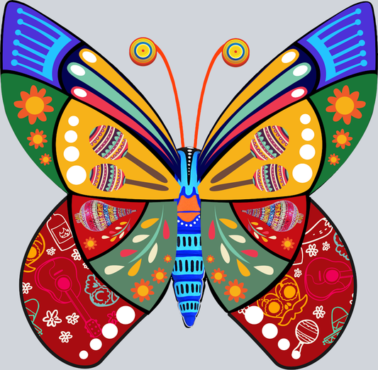 Butterfly Hispanic Heritage - STK01188 (DTF Transfers)