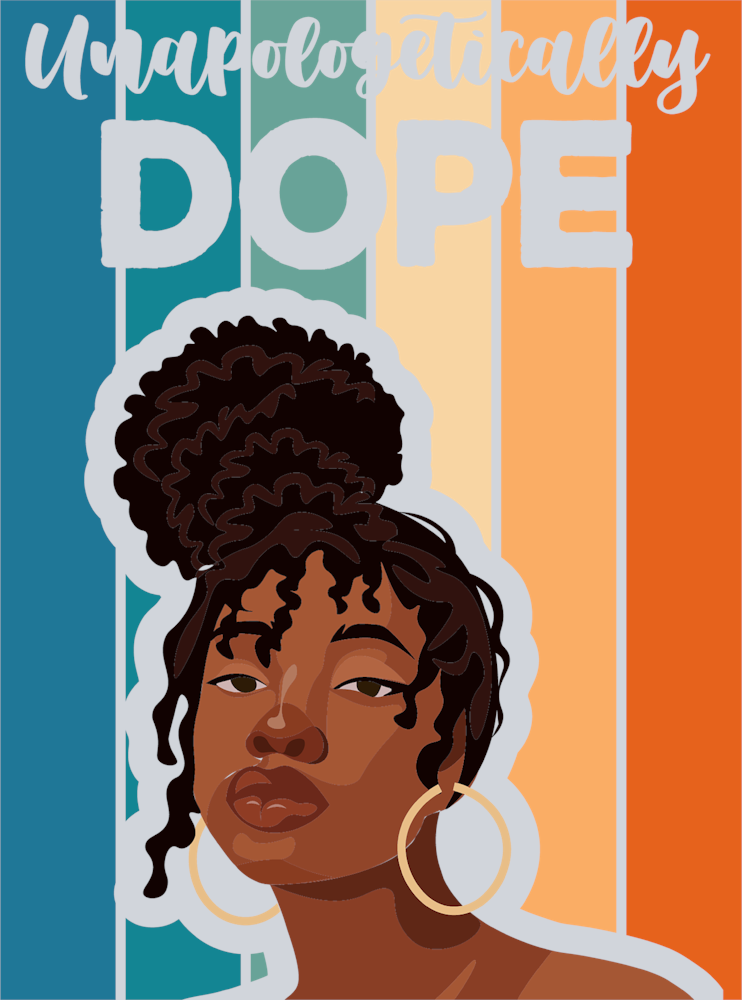 Unapologetically Dope Woman 1 - STK06229 (DTF Transfers)