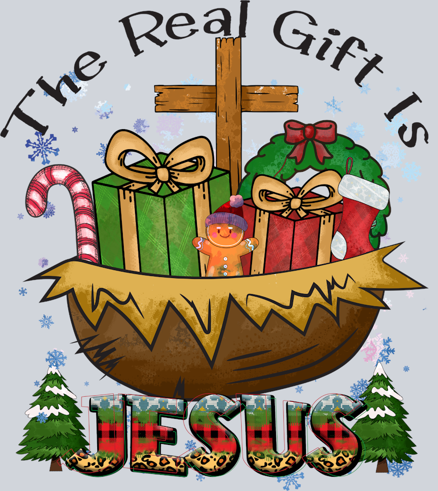 Real Gift Jesus - STK05141 (DTF Transfers)