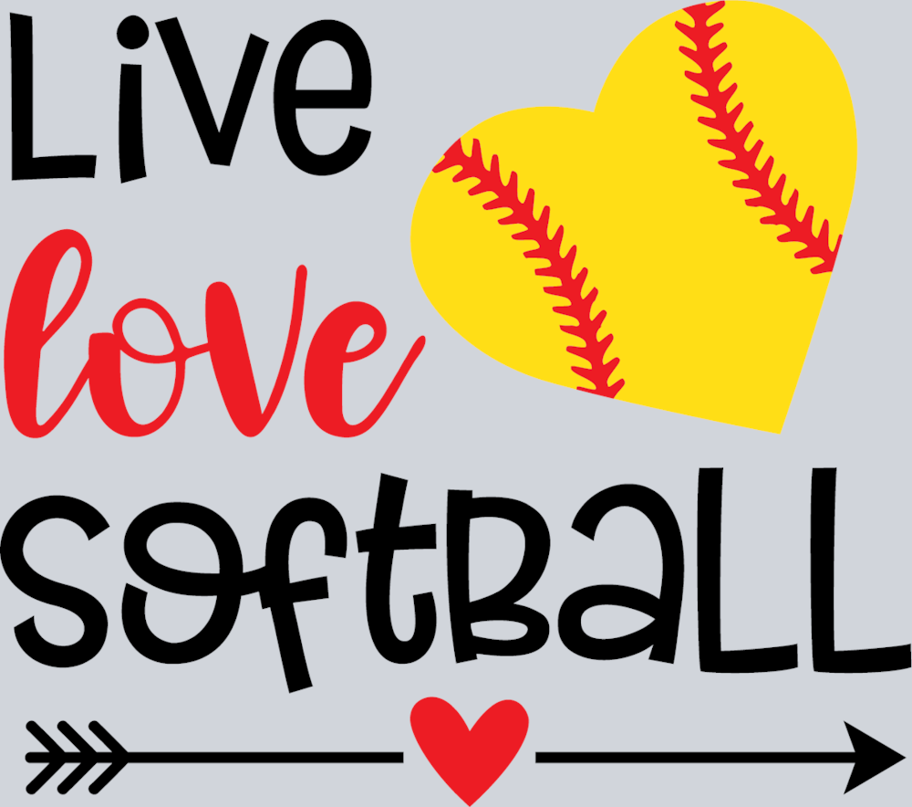 Softball 4 - STK07345 (DTF Transfers)