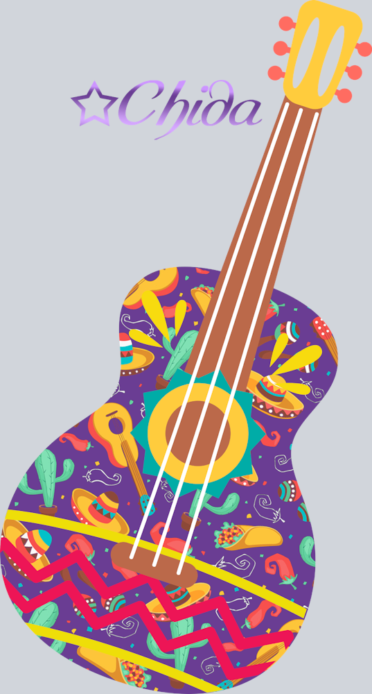 Guitarra - STK02445 (DTF Transfers)