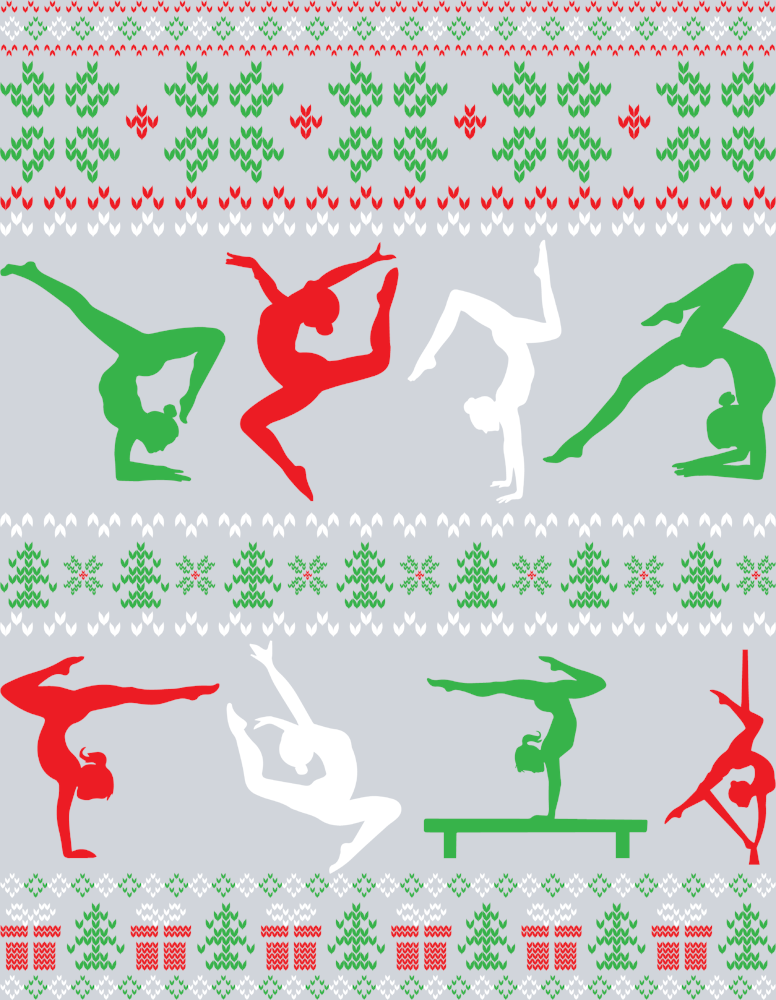 Holiday Gymnast 1 - STK07306 (DTF Transfers)