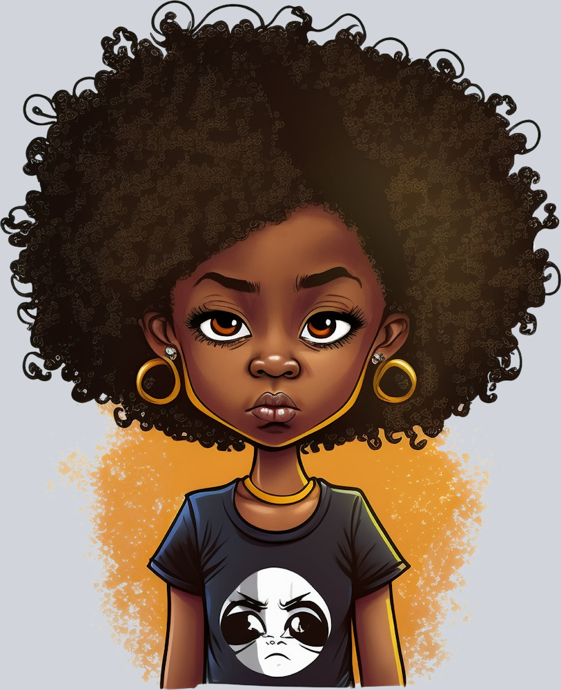 Black Woman Not Impressed - STK00984 (DTF Transfers)