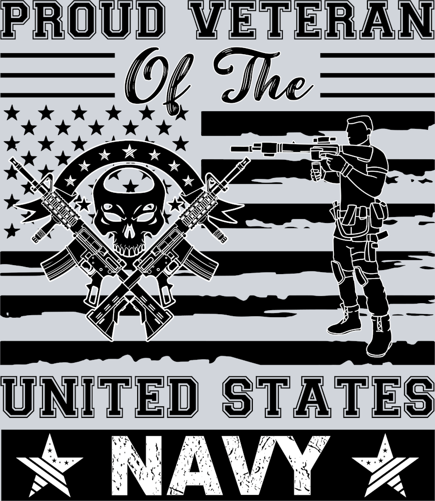 Proud Veteran Of The United States Navy - STK05071 (DTF Transfers)