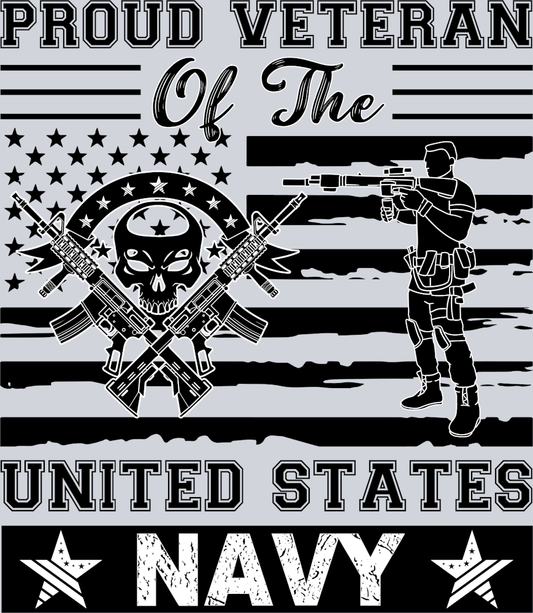 Proud Veteran Of The United States Navy - STK05071 (DTF Transfers)