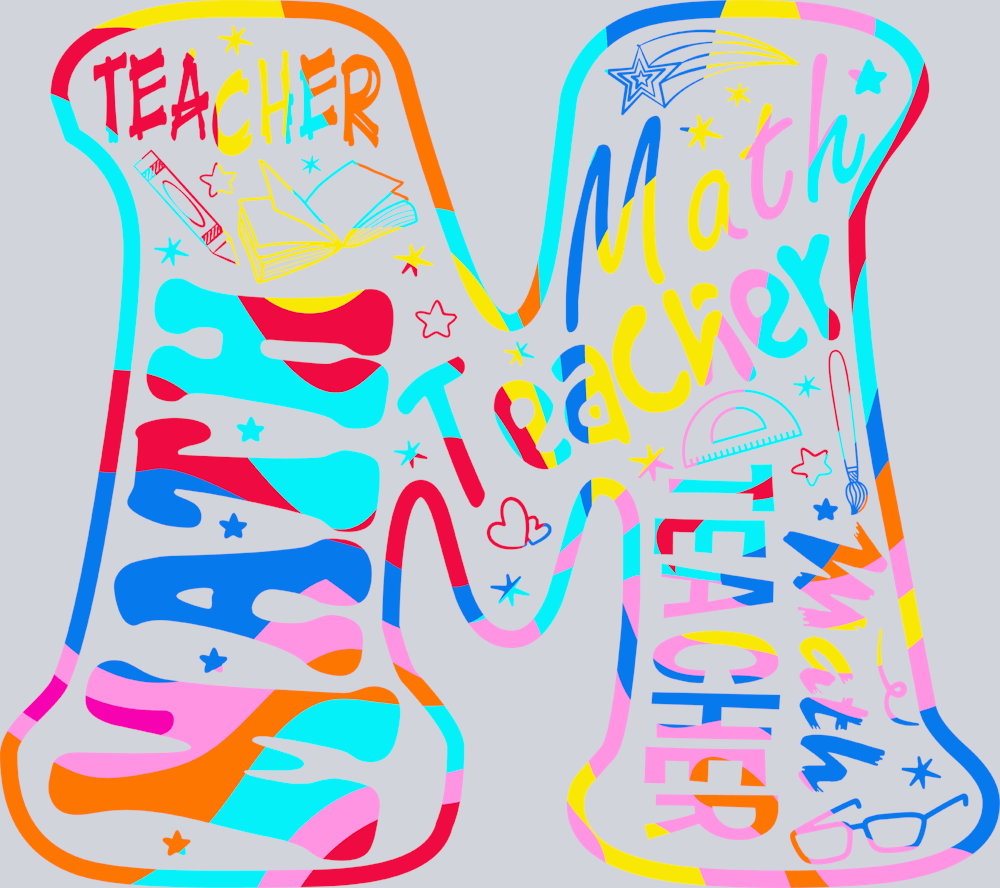 Math Teacher - STK04136 (DTF Transfers)