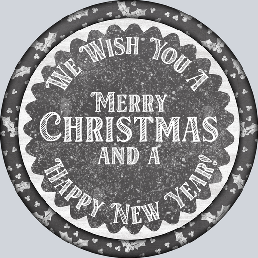 Merry Christmas Happy New Year - STK04240 (DTF Transfers)