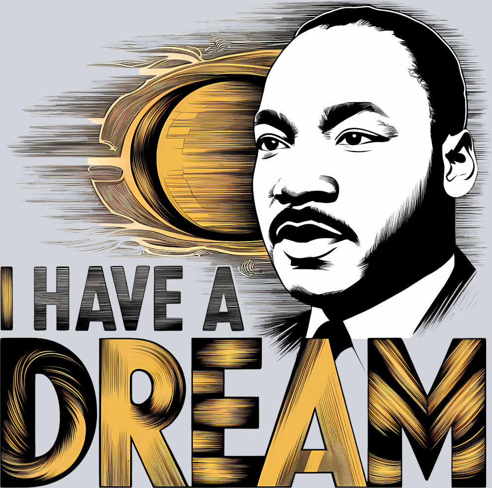 I Have Dream Mlk Blur - STK02941 (DTF Transfers)