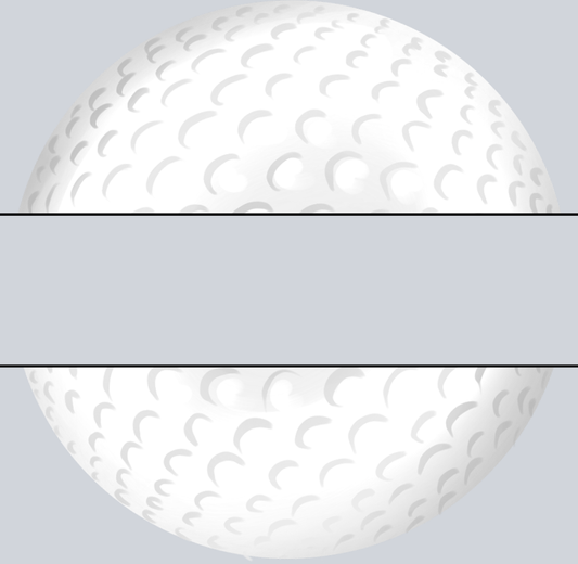 Golf Name Plate - STK02383 (DTF Transfers)