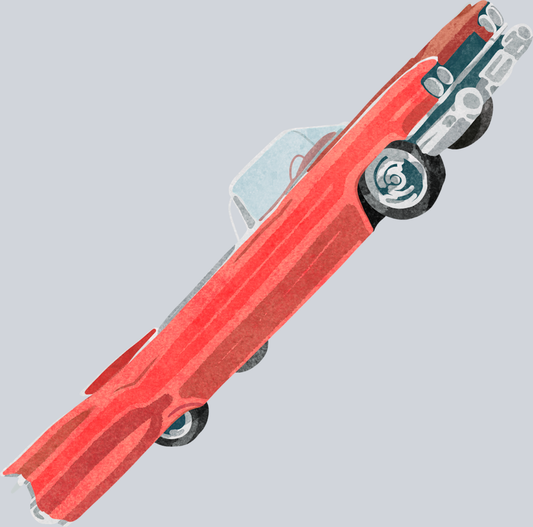 Classic Car 4 - STK06638 (DTF Transfers)