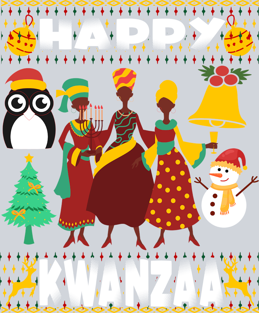 Happy Kwanzaa - STK02577 (DTF Transfers)
