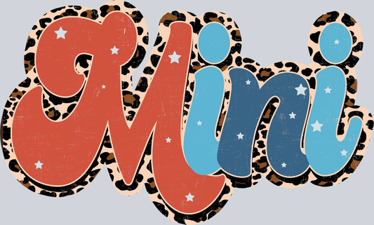 Mini USA Leopard - STK04295 (DTF Transfers)