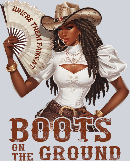 Boots On The Ground Fan - STK01090 (DTF Transfers)