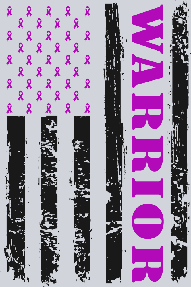 Fibromyalgia Lupus Warrior Black - STK01979 (DTF Transfers)