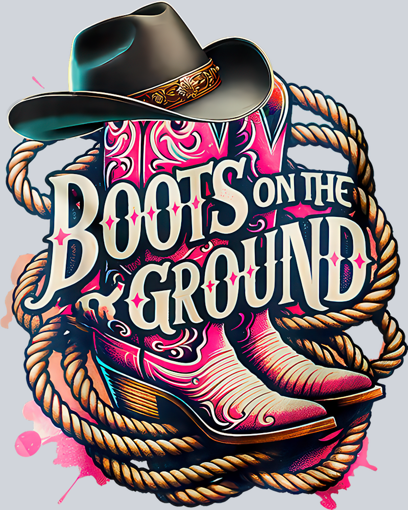 Boots On The Ground 23 - STK01071 (DTF Transfers)