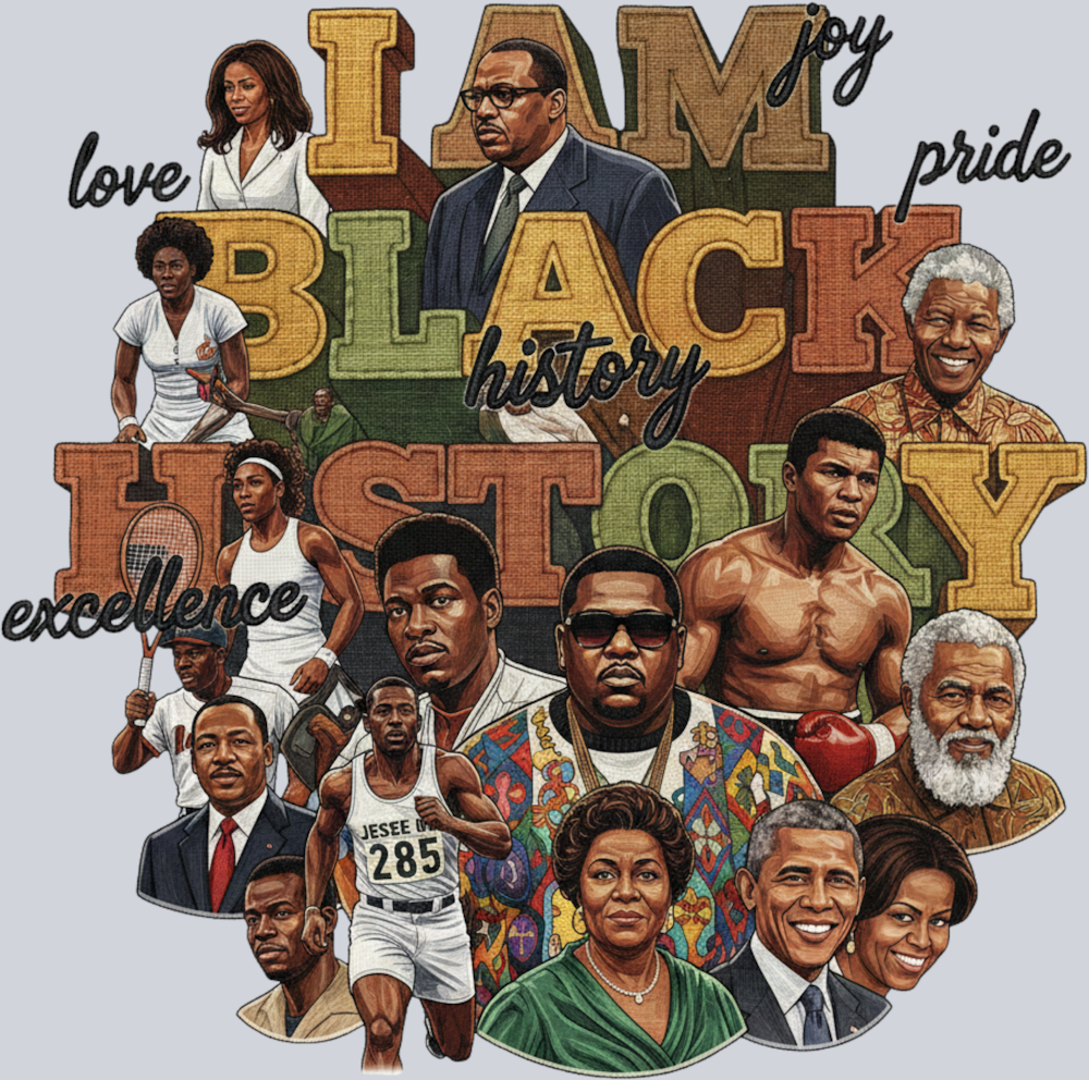 I Am Black History 2 - STK07657 (DTF Transfers)