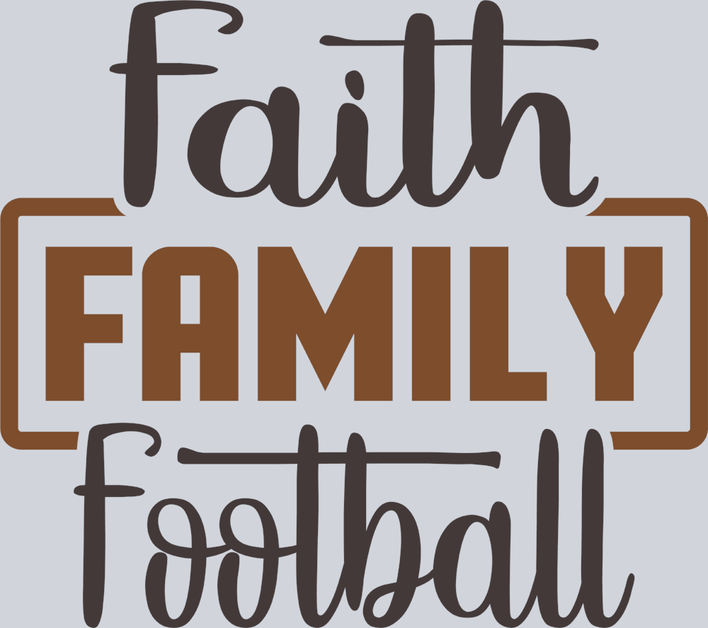 Faith Family Football 1 - STK01895 (DTF Transfers)