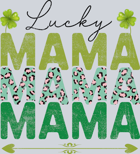 Lucky Triple Mama - STK03914 (DTF Transfers)