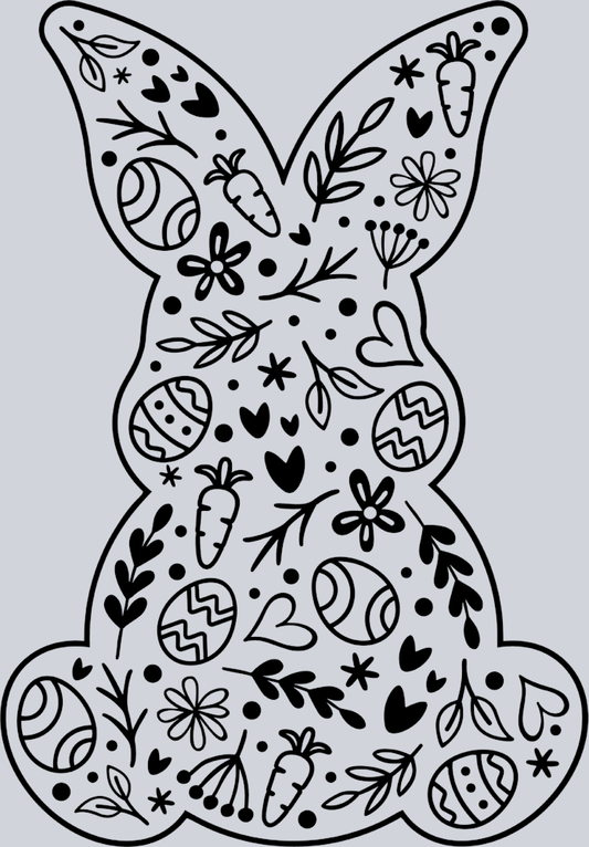 Easter Bunny Patterns - STK01757 (DTF Transfers)