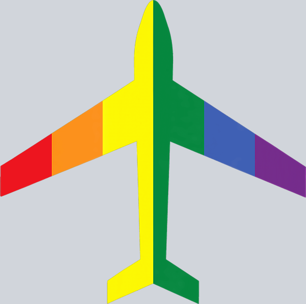 Pride Airplane - STK04979 (DTF Transfers)